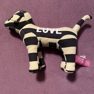 Victoria's Secret LOVE PINK Striped Dog Plush